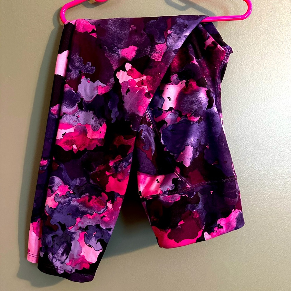 Girl’s Purple & Pink Leggings - 10/12